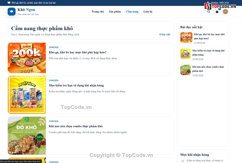 Web ẩm thực,ẩm thực,bán thực phẩm